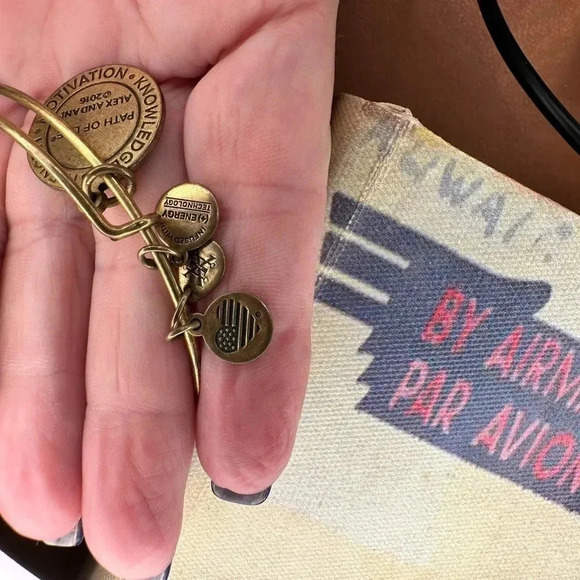 Alex and Ani Celtic Charm Gold Tone - Picture 3 of 3